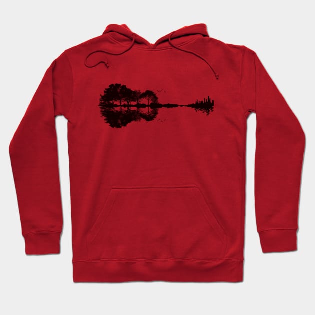 Guitar Landscape Hoodie by DVL